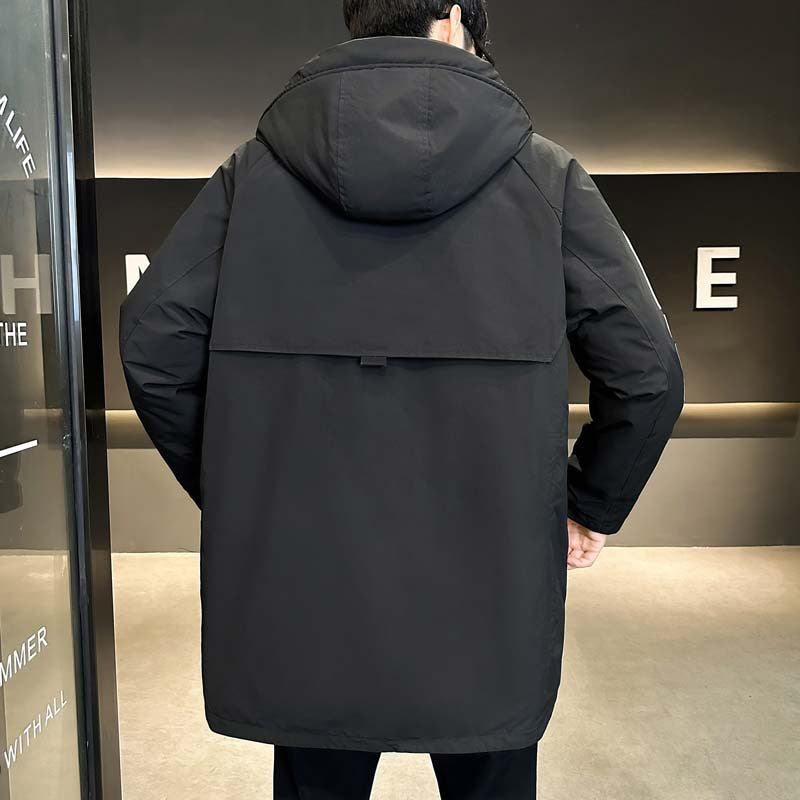 Herren Winterjacke Modern mit Taschen und Hochkragen