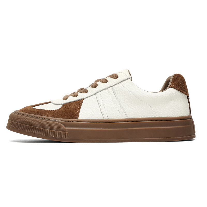 Damen Sneaker Freizeit Schuhe Leder Wildleder Modern