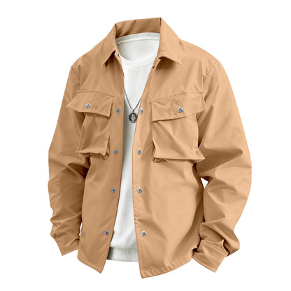 Herren Outdoor Jacke Funktionstaschen Modern