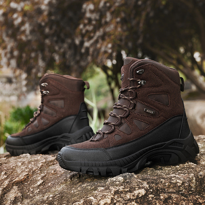 Herren Wanderstiefel Robust Wasserdicht mit hohem Knöchelschutz