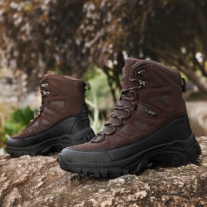 Herren Wanderstiefel Robust Wasserdicht mit hohem Knöchelschutz