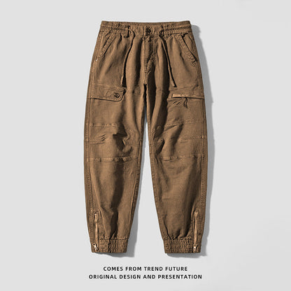 Herren Cargo-Hose Elastisch Mit Taschen Praktisch