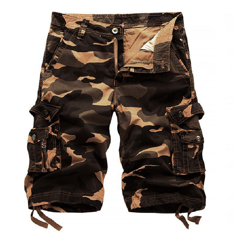 Herren Cargoshorts Camouflage Multifunktional