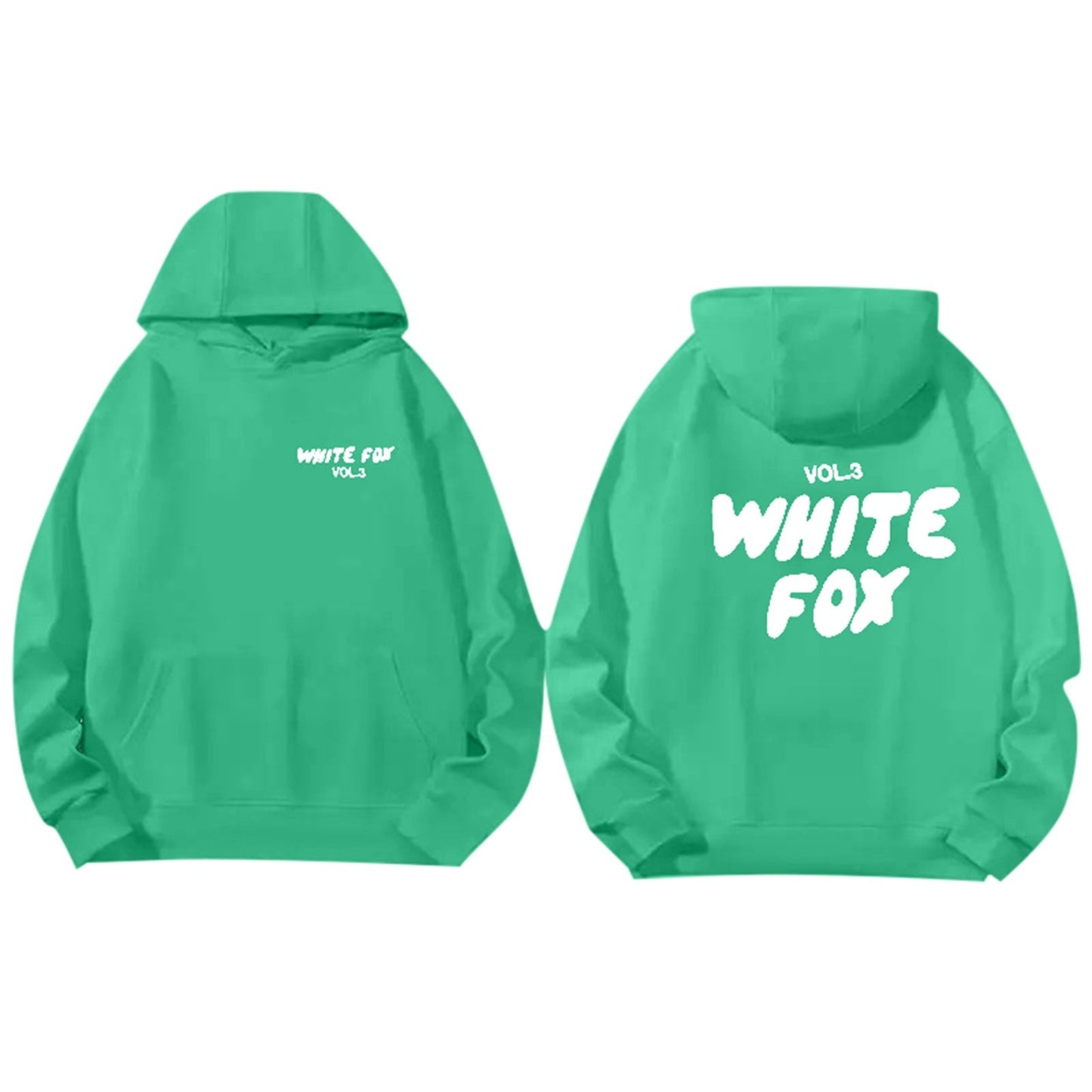 Lässiger Streetwear Hoodie Kapuzenpullover Schwarz Weiße Grafik