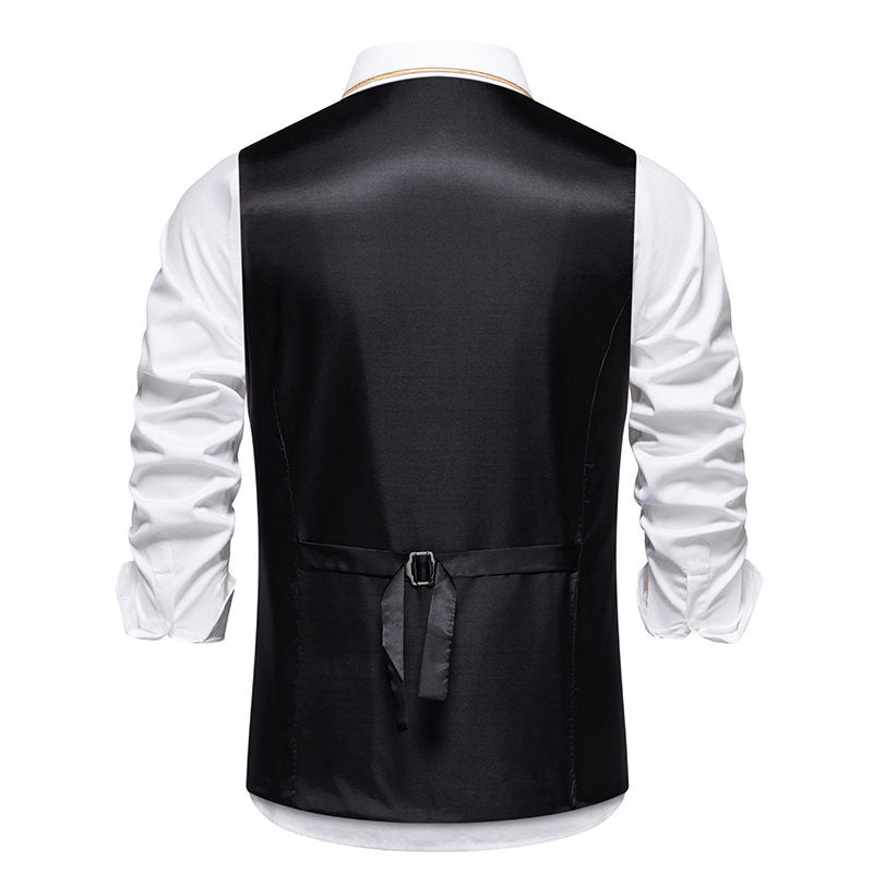 Herren Weste Elegant Modern mit feinen Details