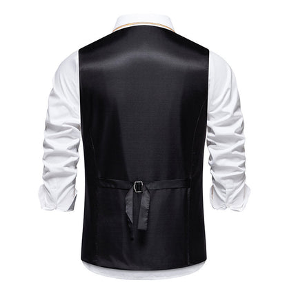 Herren Weste Elegant Modern mit feinen Details