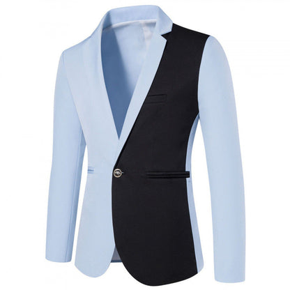 Herren Blazer Zweifarben Moderner Schnitt Mit Taschen