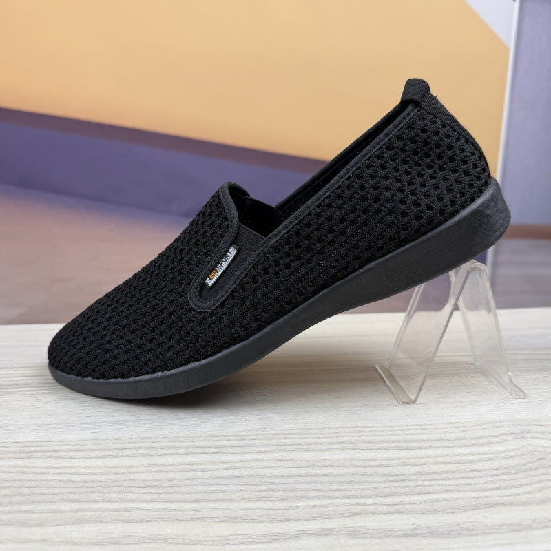 Damen Sneaker Atmungsaktiv Leicht Netzwerk Obermaterial Sportlich