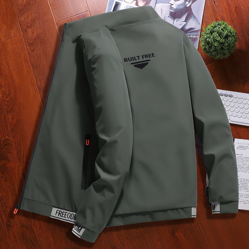 Herren Sportjacke Funktionell Winddicht