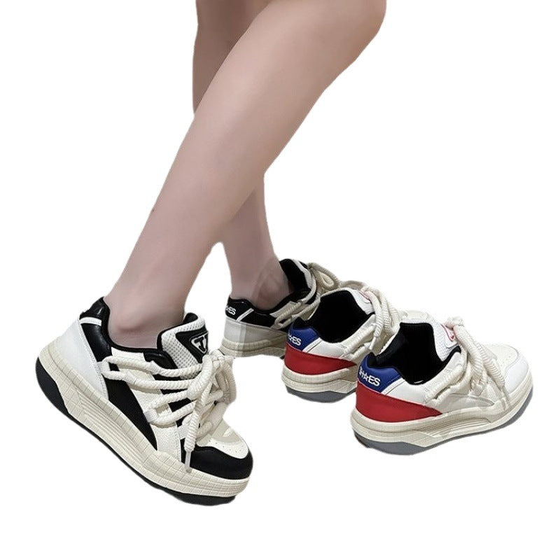 Damen Sneaker Sportlich Dicksohlige Schuhe Modern