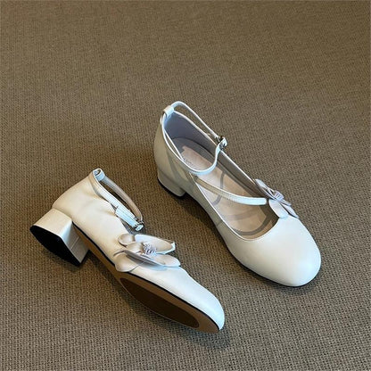 Damen Ballerinas Bequem Blumen Detail Sommer