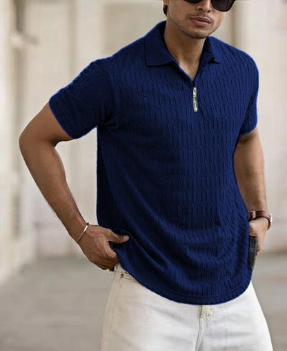 Herren Polo Shirt Strukturiert Modern Berlin