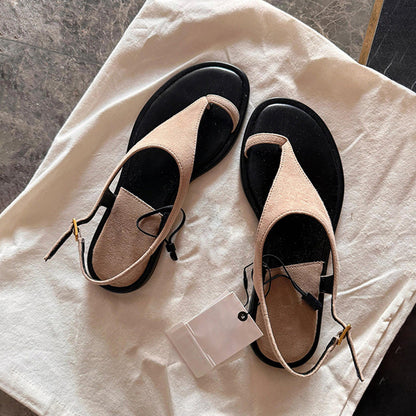 Damen Sandalen Zehentrenner Bequem Elegant Riemendesign