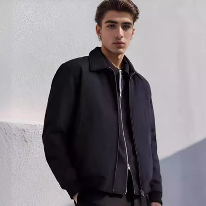 Herren Bomberjacke Stadtmodell Mit Kapuze Modern