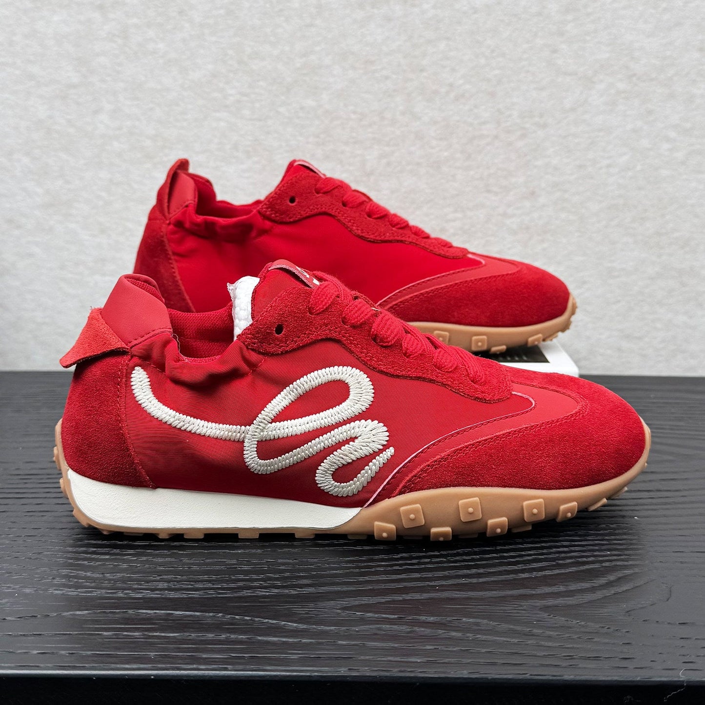 Damen Sneaker Sportlich Weich Wildleder Atmungsaktiv
