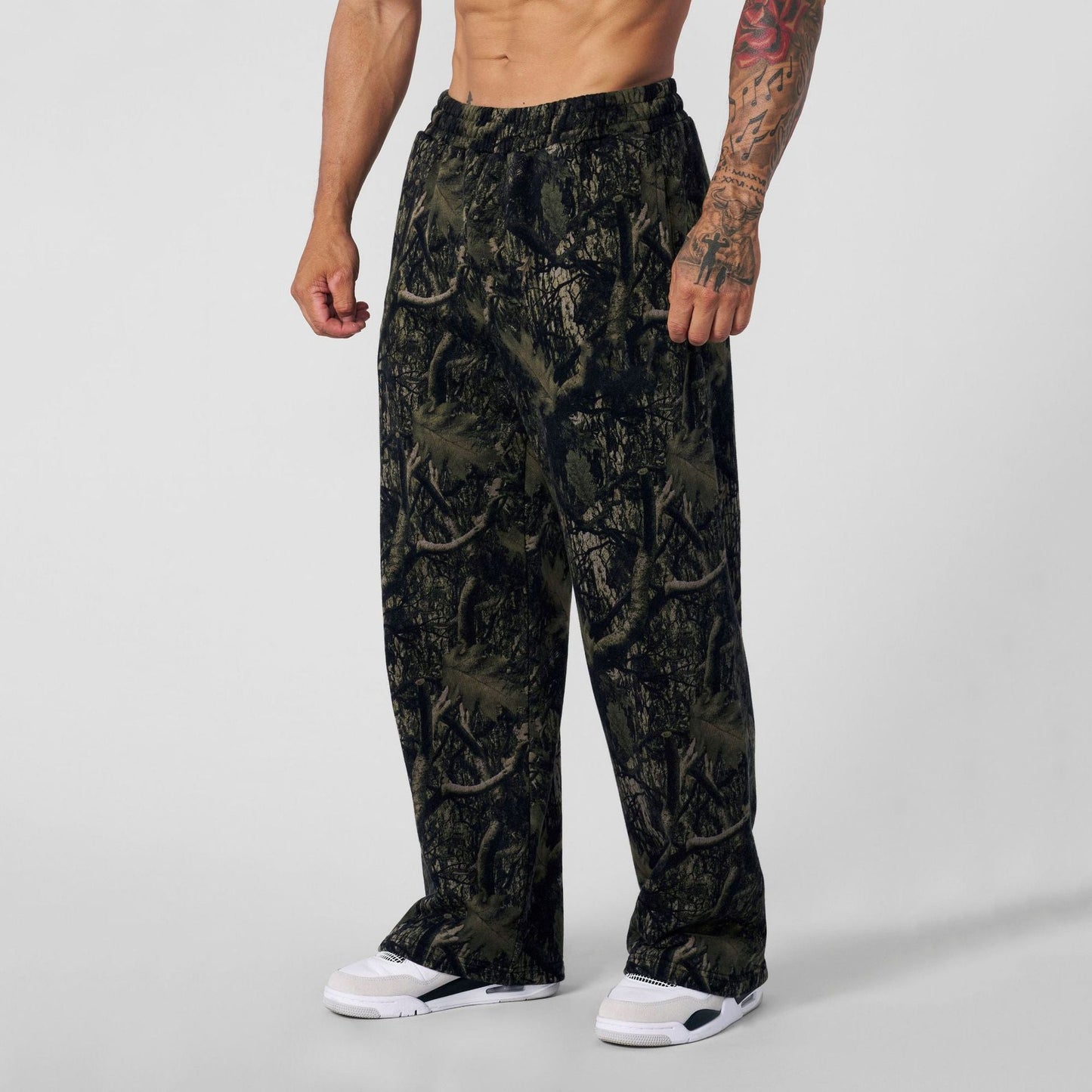 Herren Camouflagehose Elastisch Modern