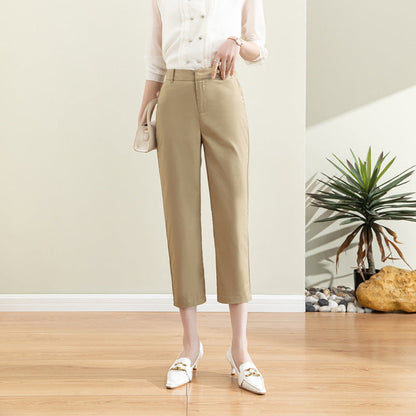 Damen Chino Hose Slim Fit Schmal