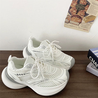 Damen Sneaker Sportlich Laufschuhe Leicht