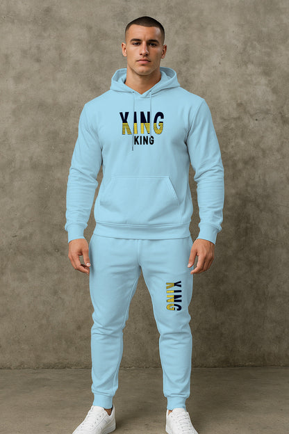 Herren Sportset Hoodie Jogginghose Set Sportlich Bequem