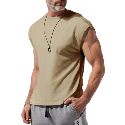 Herren T-Shirt Ärmellos Atmungsaktiv Baumwolle Berlin Style