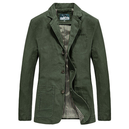 Herren Blazer Modern Chino Style mit Taschen