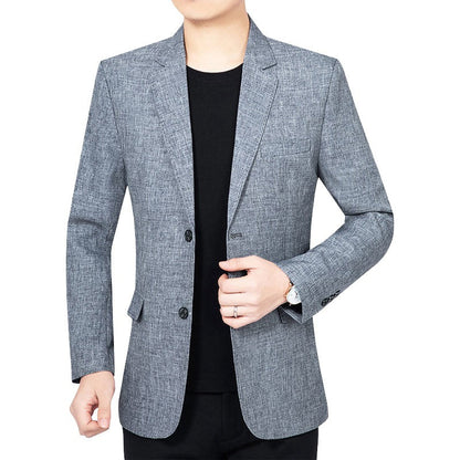 Herren Blazer Elegante Weicher Stoff Strapazierfähig Modern