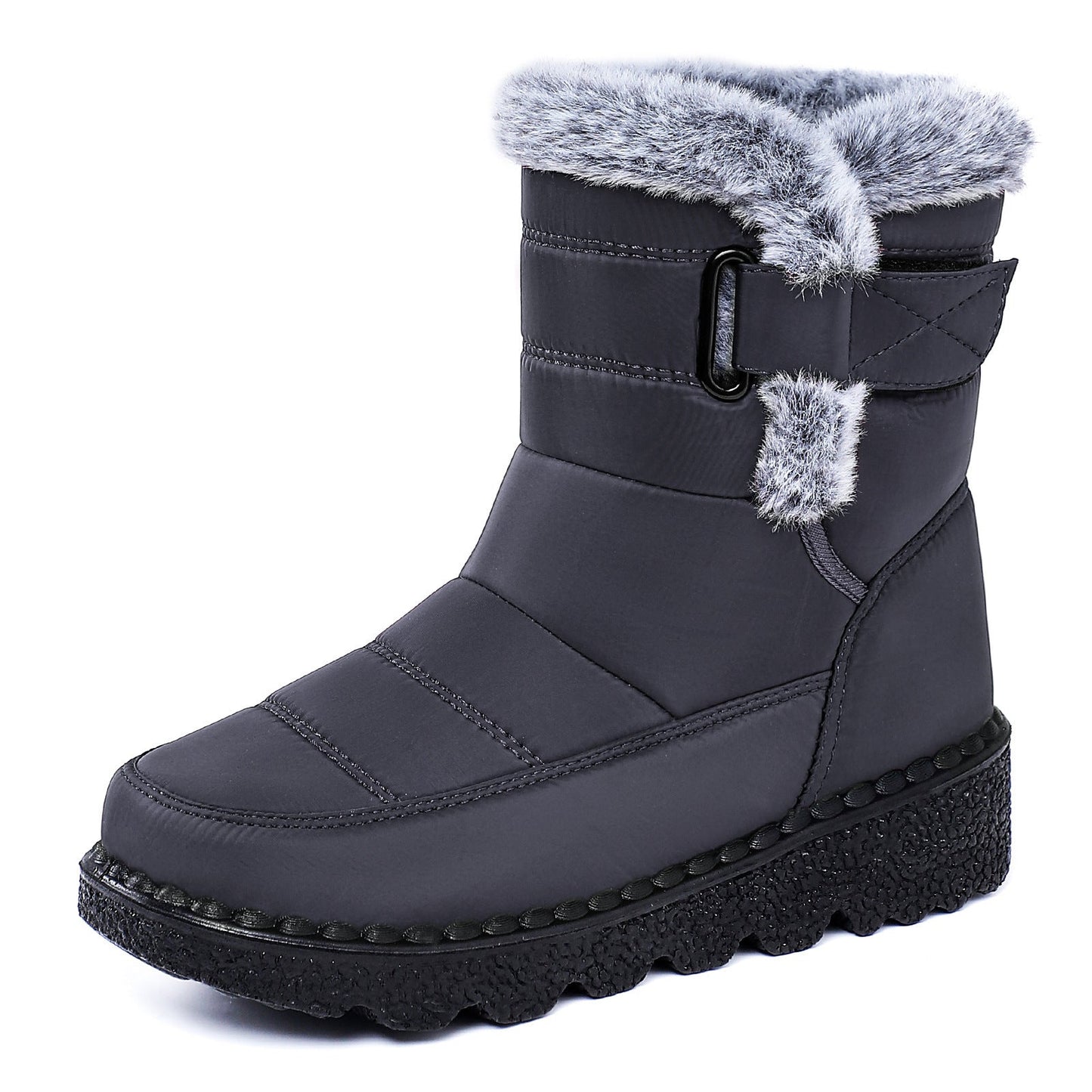 Damen Winterstiefel Warm Gefüttert Rutschfest Verstellbar
