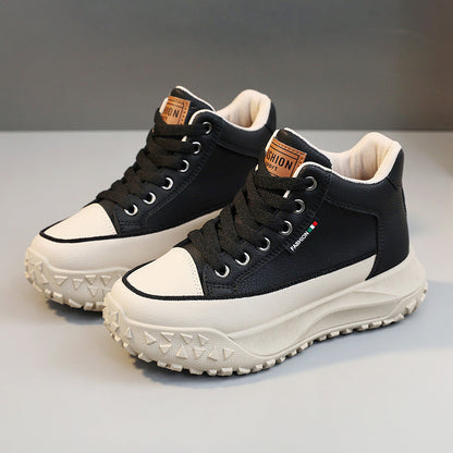 Damen Sneaker High-Top Sportlich Komfortabel Rutschfest
