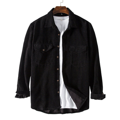Herren Overshirt Karomuster aus Baumwolle mit Brusttasche