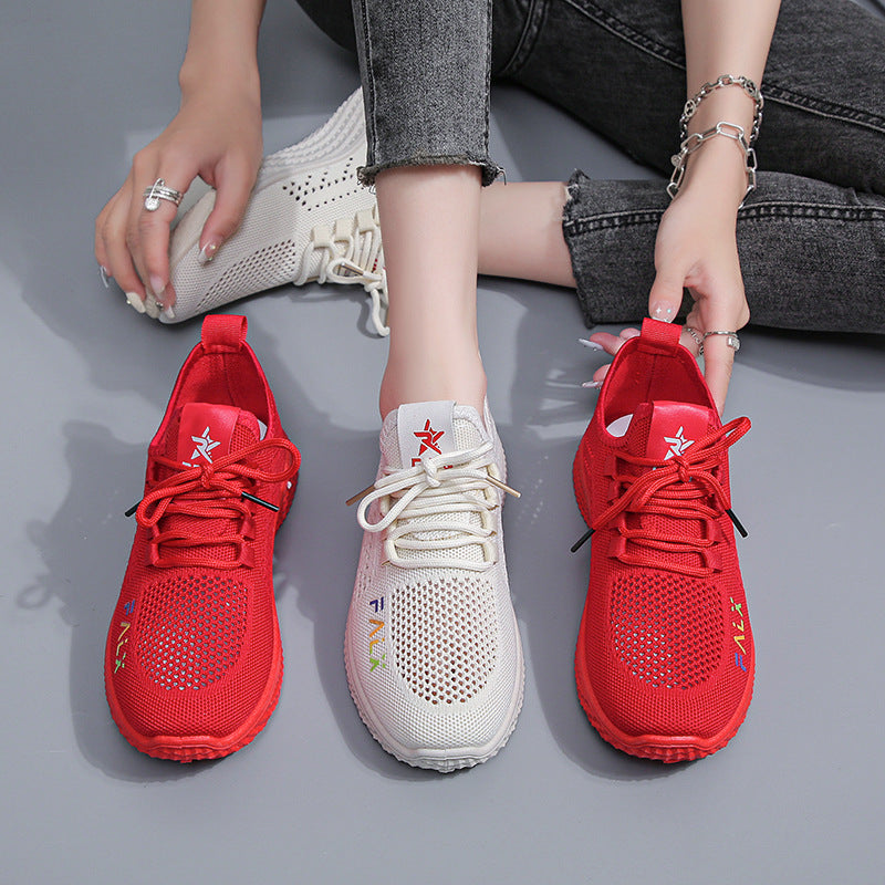 Damen Sneaker Leicht Luftig Sport Mesh Schuhe