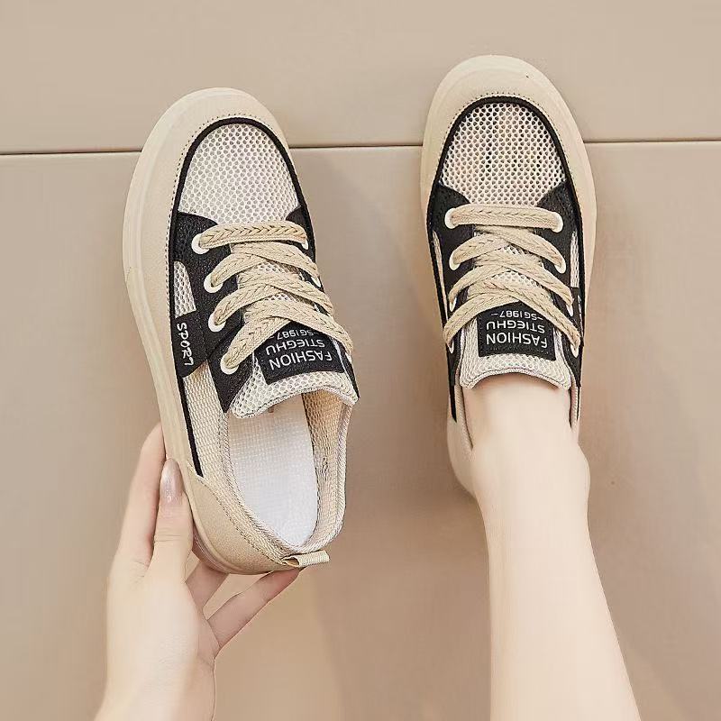 Damen Sneaker Sport Atmungsaktiv Freizeit Schuhe Bequem