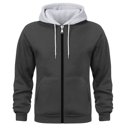 Herren Kapuzenjacke Doppellagig Warm Wasserabweisend