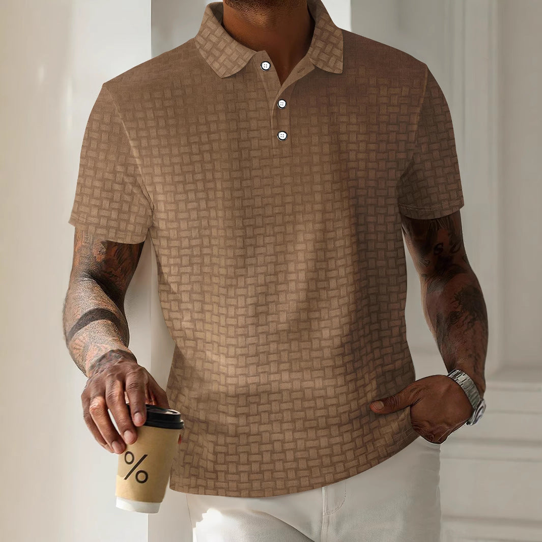 Herren Poloshirt Modern Strukturiert Elegantes Design - BerlinGlamour