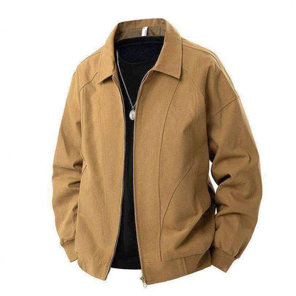 Herren Übergangsjacke Lässig Modern mit Stehkragen und Taschen