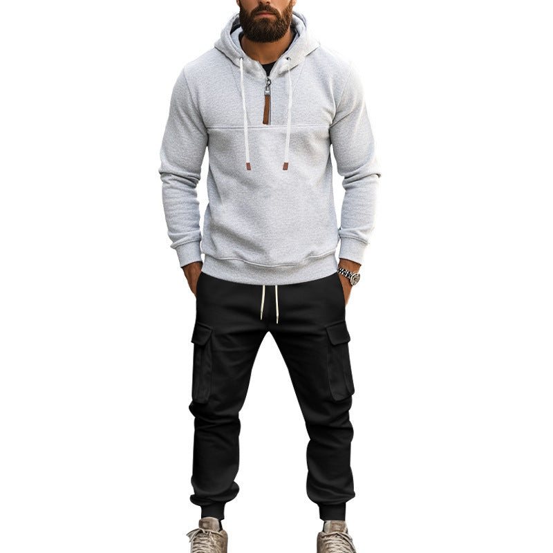 Herren Sportset Hoodie und Cargohose Modern