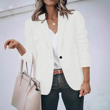 Damen Blazerjacke Elegante Slim Fit Modern