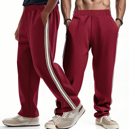 Herren Sporthose Bequem Elastisch Mit Streifen