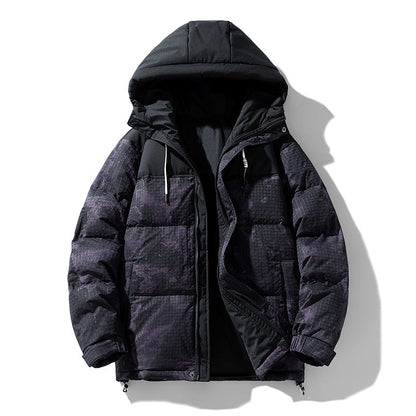 Herren Winterjacke Warm Pufferjacke Funktionell