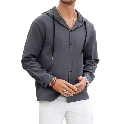 Herren Sportjacke mit Kapuze Modern Trendig