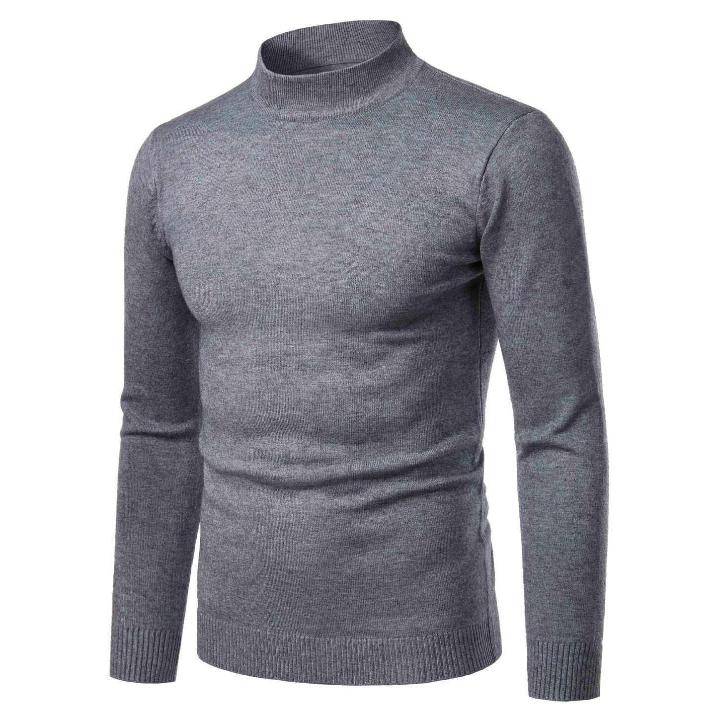 Herren Rollkragenpullover Warm Fein Strick Made