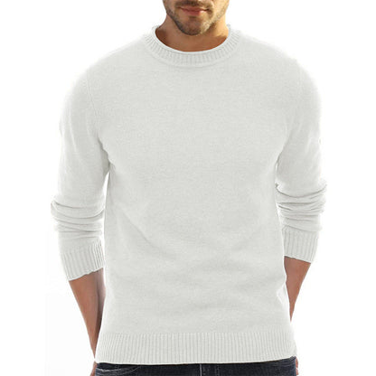 Herren Pullover Rundhals aus Baumwolle Weich Bequem