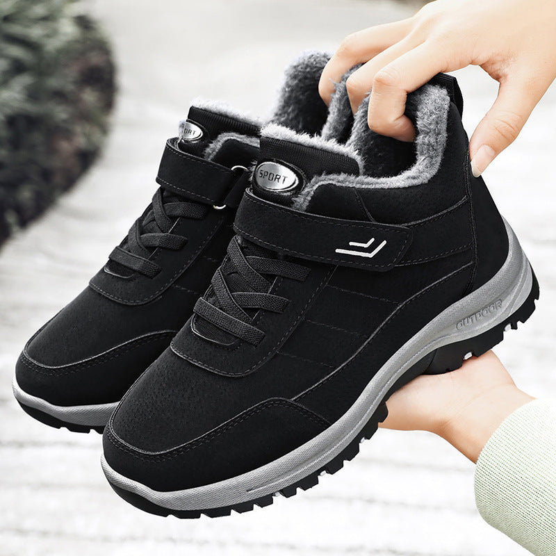 Damen Winterstiefel Warm Isolierend Fleece-Innenfutter