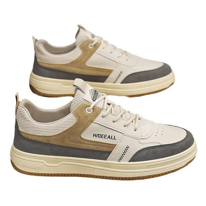 Damen Sneaker Retro-Style Rutschfest Weiße Sohle