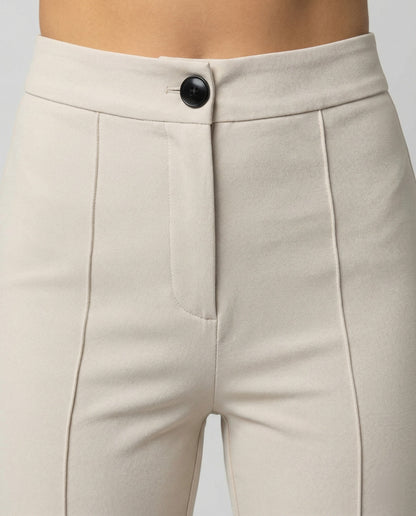 Damen Anzughose Bootcut mit Schlitz und Stretch