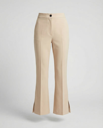 Damen Anzughose Bootcut mit Schlitz und Stretch