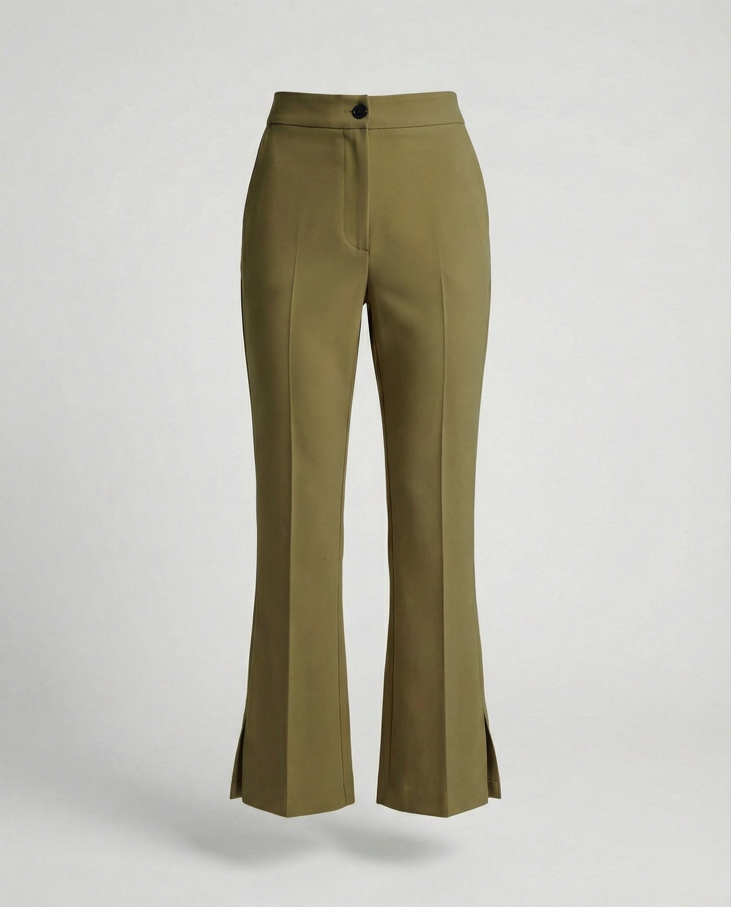 Damen Anzughose Bootcut mit Schlitz und Stretch