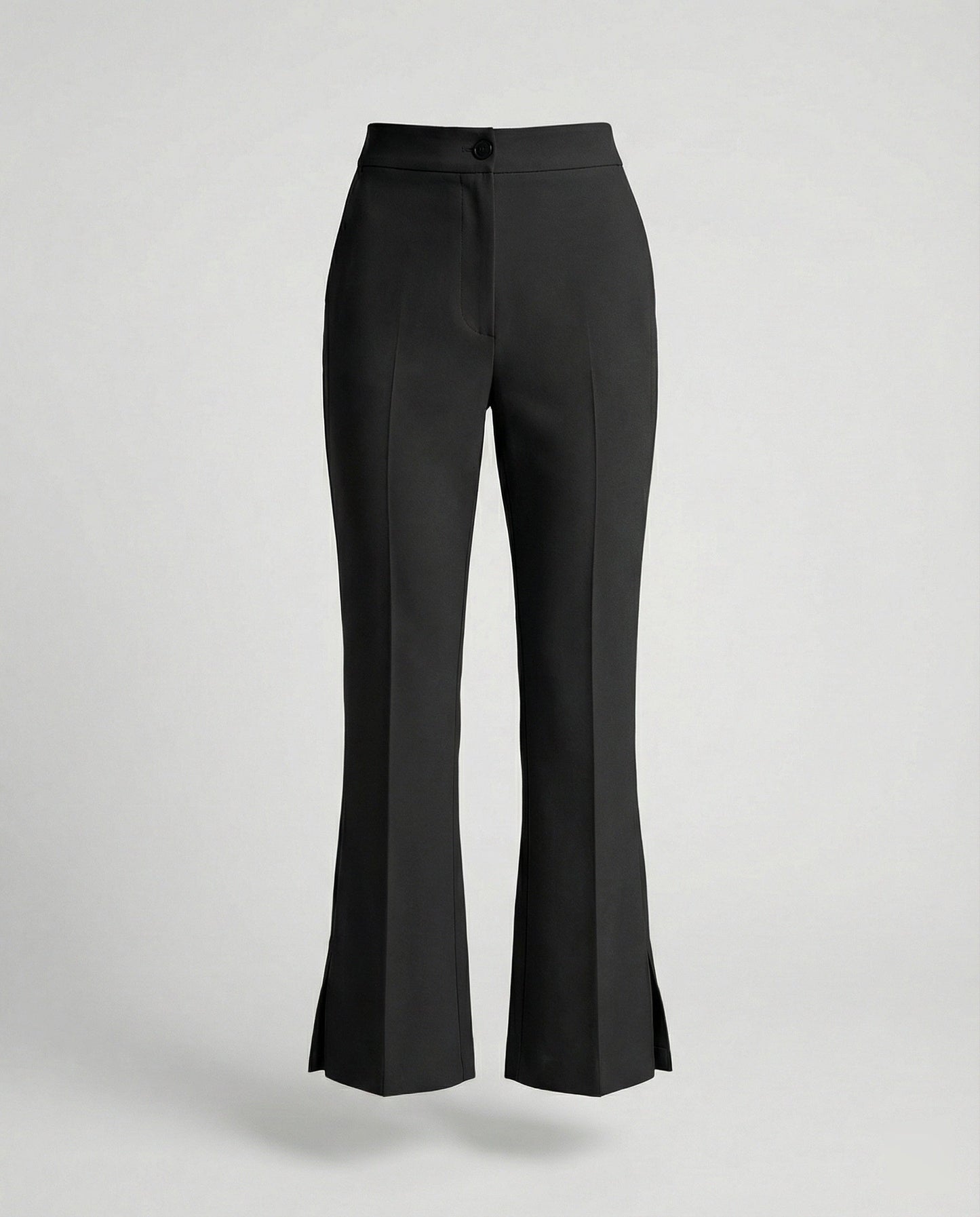 Damen Anzughose Bootcut mit Schlitz und Stretch