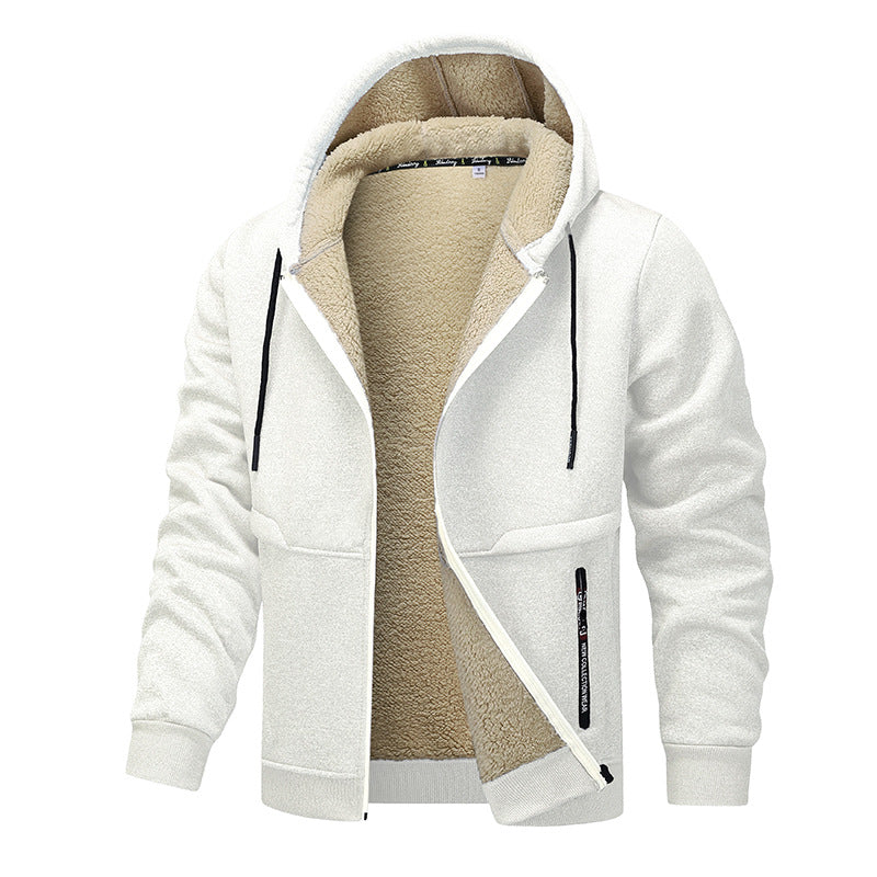 Herren Fleecejacke Warm Isoliert Winterjacke