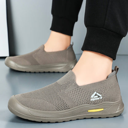 Damen Sport Schuhe Atmungsaktiv Slip-On Laufschuhe