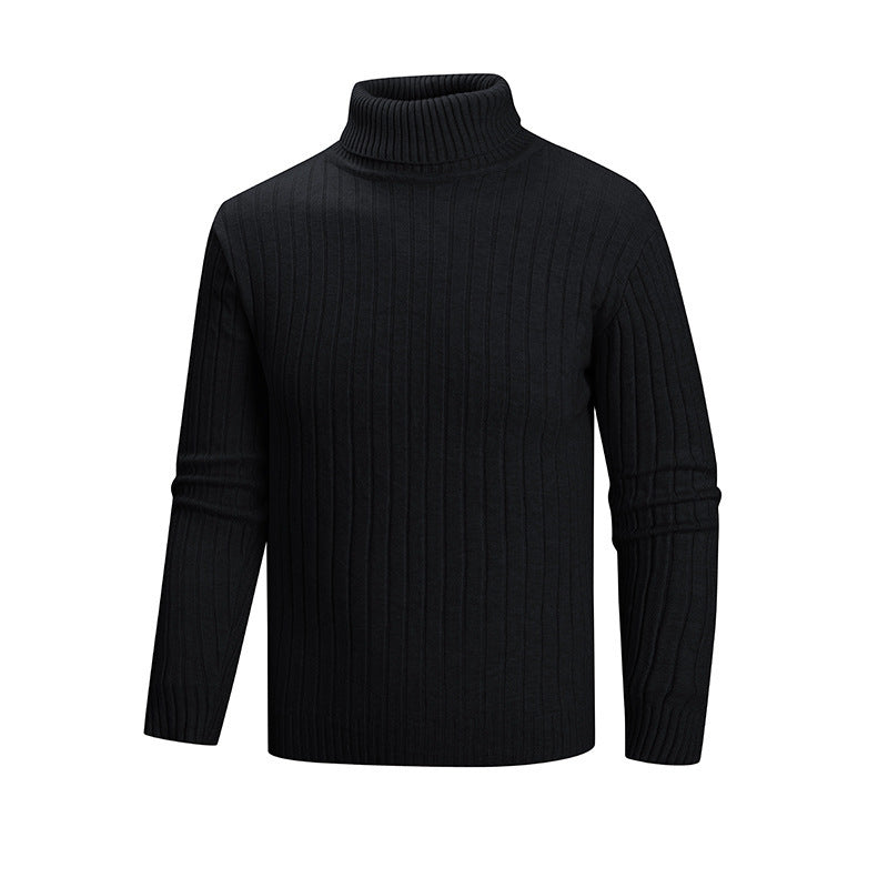 Herren Pullover Rollkragen Feinstrick Modern Style